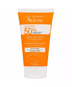 Avene Sun Care Hoher UV-Schutz Sahne Ganzes Gesicht SPF 50+, 50 ml