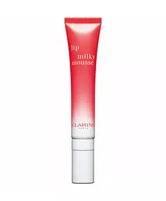 Clarins Lip Milky Mousse Finition satinée Baume à lèvres 01 Fraise lactée, 10 ml