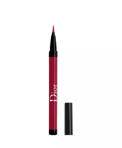 Christian Dior Diorshow On Stage Wasserdicht Ultra-flexible Filzspitze Intensive Farbe Flüssiger Eyeliner 771 Mattes Burgunderrot, 0,6 ml