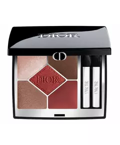 Christian Dior Diorshow Palette de fards à paupières 673 Tartan rouge 5 nuances, 7 g