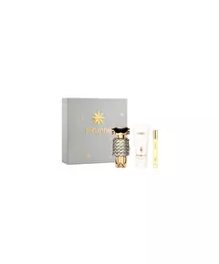 Set Paco Rabanne: Fame Eau De Parfum For Women 80 ml + Fame Eau De Parfum For Women 10 ml + Fame Hydrating Body Lotion, 80 ml