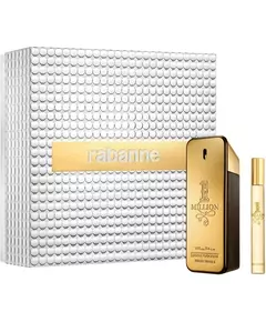 Set Paco Rabanne: 1 Million Eau De Toilette For Men 100 ml + 1 Million Eau De Toilette For Men, 100 ml