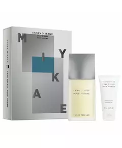 Set Issey Miyake: L'Eau D'Issey Pour Homme Eau De Toilette For Men 75 ml + L'Eau d'Issey Moisturizing Shower Gel For All Skin Types, 75 ml