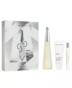 Xmas 2023 Set Issey Miyake: L'Eau d'Issey Eau De Toilette For Women 100 ml + L'Eau d'Issey Moisturizing Body Lotion 50 ml + L'Eau d'Issey Eau De Toilette For Women, 100 ml