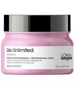 L'Oreal Professionnel Serie Expert Liss Unlimited Haarbehandlungs-Crememaske Zum Glätten, 250 ml