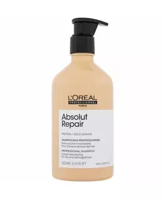 L'Oreal Professionnel Serie Expert Absolut Repair Protein + Gold Quinoa Haarshampoo Sofortiges Resurfacing, 500 ml