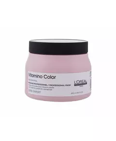 L'Oreal Professionnel Serie Expert Vitamino Color Resvératrol Masque crème pour traitement des cheveux Pour la protection de la couleur, 500 ml