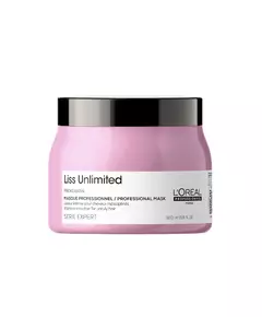 L'Oreal Professionnel Serie Expert Liss Unlimited Haarbehandlungs-Crememaske Zum Glätten, 500 ml