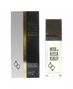 Alyssa Ashley Musk Eau de Toilette Unisexe, 50 ml