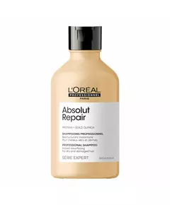 L'Oreal Professionnel Serie Expert Absolut Repair Protein + Gold Quinoa Haarshampoo Sofortiges Resurfacing, 300 ml