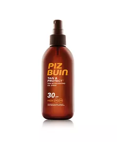 Piz Buin Tan & Protect Beschleunigt die natürliche Bräunung Bräunungsöl SPF 30, 150 ml
