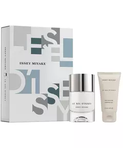 Set Issey Miyake: Le Sel D'Issey Eau De Toilette For Men 50 ml + Le Sel D'Issey Shower Gel For All Skin Types, 2 Stück