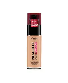 L'Oréal Paris INFAILLIBLE Maquillage fraîcheur 32h SPF25 #235-miel, 30 ml