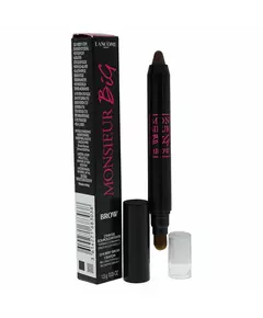 Lancome Monsieur Big Brow Mélange Crayon à sourcils et brosse 2-en-1 03 Marron, 1,5 g