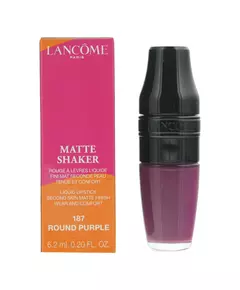 Lancome Matte Shaker Flüssiger Lippenstift Flüssiger Lippenstift 187 Rund lila, 6,2 ml