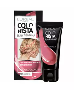 L'Oreal Paris Colorista Hair Makeup Teinture capillaire semi-permanente #ROSEGOLDHAIR, 30 ml