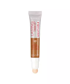Rimmel London Lasting Finish Natürliche mittlere Deckkraft Creme-Concealer 600 Dunkel, 7 ml