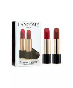 Duo Set Lancome L'Absolu Rouge Matt Creme-Lippenstift 290 Drama 2 stk, 2 Stück
