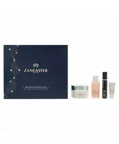 Set Lancaster: Skin Essentials Hydration Cleansing Toner 30 ml + Total Age Correction Anti Aging Day Cream For Face 15 SPF 50 ml + Total Age Correction Lightens skin Serum For Face 3 ml + Total Age Correction Anti Aging Serum For Face, 30 ml