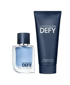 Set Calvin Klein: Defy Woody-aromatic Shower Gel & Shampoo 2-In-1 100 ml + Defy Eau De Toilette For Men, 100 ml