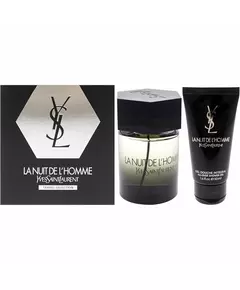 Coffret Yves Saint Laurent : La Nuit De L'Homme Eau De Toilette pour homme 100 ml + La Nuit De L'Homme Gel douche, 100 ml