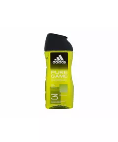 Adidas Pure Game Reinigung Duschgel Für Körper Gesicht & Haar Alle Hauttypen, 250 ml