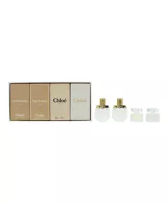 Set Chloe: Chloe Eau De Parfum For Women 5 ml *Miniature + Rose Tangerine Eau De Toilette For Women 5 ml *Miniature + Nomade Eau De Parfum For Women 5 ml *Miniature + Nomade Eau De Toilette For Women 5 ml *Miniature, 5 ml
