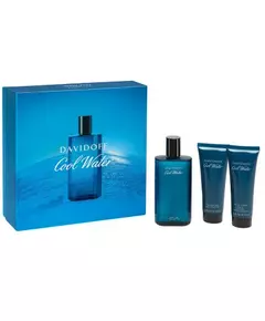 Cool Water Eau de Toilette 125 ml + After-Shave-Balsam 75 ml + Duschgel, 125 ml