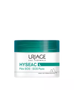 Uriage Hyseac SOS Paste Gegen Unreinheiten Nacht Lokale Behandlungscreme Gegen Unreinheiten Für das Gesicht, 15 g