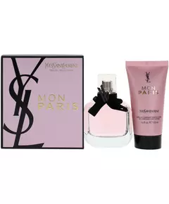 Coffret Yves Saint Laurent : Mon Paris Eau de Parfum pour femme 50 ml + Mon Paris Lait hydratant corps de jour, 50 ml