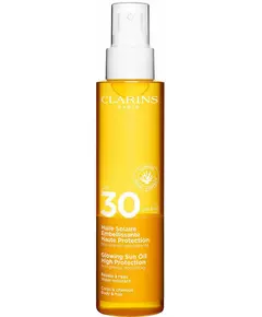 Clarins Glowing Sun Hydratant Protection UV Spray solaire SPF 30, 150 ml