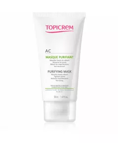 Topicrem AC Purifying Mask Reinigung und Reinigung Crememaske Für das Gesicht, 50 ml