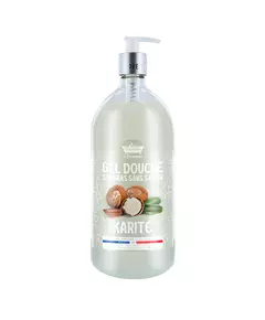 Les Petites Bains de Provence Karite Duschgel Für empfindliche Haut, 1000 ml