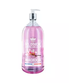 Les Petites Bains de Provence Magnolia Duschgel Für Körper Gesicht & Haar Für empfindliche Haut, 1000 ml