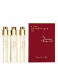 Set Trio Maison Francis Kurkdjian Baccarat Rouge 540 Eau de Parfum Unisex Nachfüllen 3 stk 33 ml *Miniatur, 3 × 33 ml