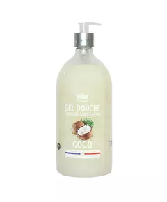 Les Petites Bains de Provence Coconut Duschgel Für empfindliche Haut, 1000 ml