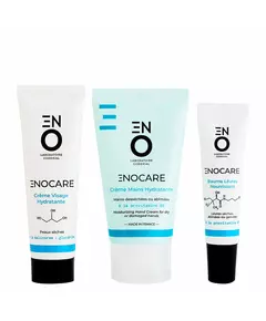 Set Codexial: Enocare Vitamin B5 Moisturising Hand Cream 50 ml + Enocare Vitamin B5 Hydrating & Repairing Lip Balm Treatment 15 ml + Enocare Glycerin Hydrating Cream For Face, 50 ml