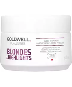 Goldwell Dualsenses Blondes & Highlights Haarbehandlungs-Crememaske Für Farbschutz, 200 ml