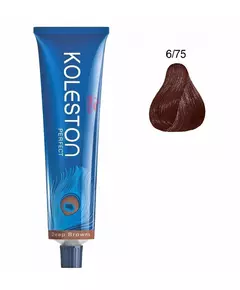 Wella Professionals Koleston Perfect Permanente Haarfarbe 6/75 Dark Blonde Chestnut Mahogany, 60 ml