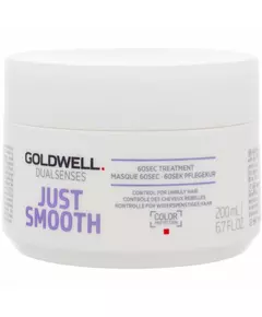 Goldwell Just Smooth Haarbehandlungs-Crememaske 60 Sec Treatment Wöchentlich, 200 ml