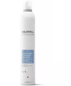 Goldwell Stylesign Bodifying Control Haarstyling-Mousse Volumenverstärkend Hold Level 4/5, 500 ml