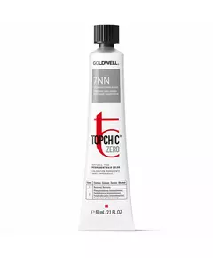 Goldwell TopChic Zero Ammoniakfrei Permanente Haarfarbe 7NN Mid Natural Blonde Intense, 60 ml