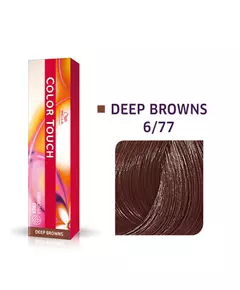 Wella Professionals Color Touch Ammoniakfrei Semi-permanente Haarfarbe 6/77 Deep Brown, 60 ml