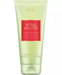 4711 Acqua Colonia Litschi und weiße Minze Feuchtigkeitsspendend Duschgel Körper Alle Hauttypen, 200 ml