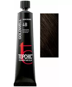 Goldwell TopChic Permanente Haarfarbe 4B Havana Brown, 60 ml