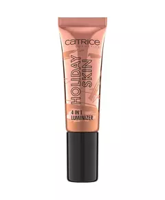 Highlighter liquide pour le visage Catrice Holiday Skin 4in1 010 Catching Sunrays, 10 ml