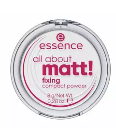 Essence All About Matt! Mattierendes Fixieren Kompaktpuder, 8 g
