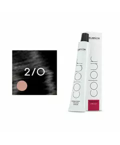 Subrina Professional Essential Colour Permanente Haarfarbe 2/0 Black, 100 ml