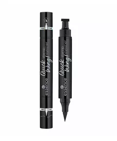 Essence Quick Wing! Double-sided Mat Eyeliner liquide 01 Noir, 3,5 ml
