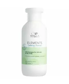 Wella Professionals ELEMENTS Shampoing apaisant naturel pour cuir chevelu sec ou délicat, 1000 ml